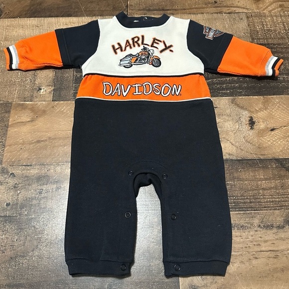 Harley-Davidson Other - Harley Davidson Vintage Baby One Piece Sweater